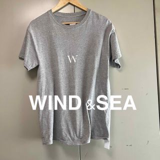 ウィンダンシー(WIND AND SEA)のWIND AND SEA    カットソー　グレー  M (Tシャツ/カットソー(七分/長袖))