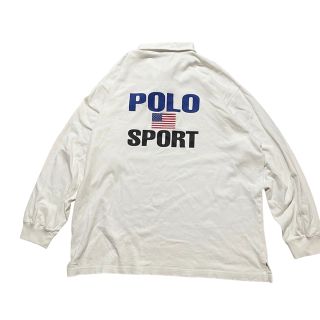 ポロラルフローレン(POLO RALPH LAUREN)の激レア　POLO SPORT ポロスポーツ 長袖ラグビーシャツ　ポロシャツ　XL(ポロシャツ)