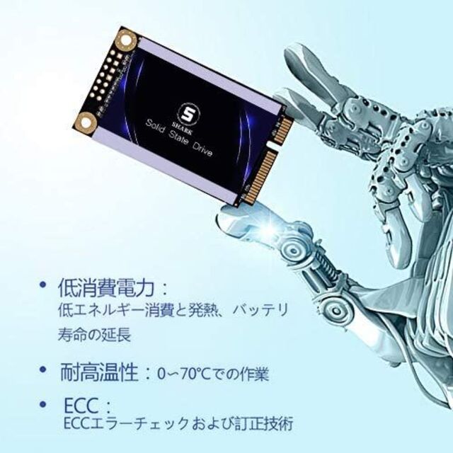 【サイズ:500GB_色:MSATA】Shark Msata SSD 500GB 2