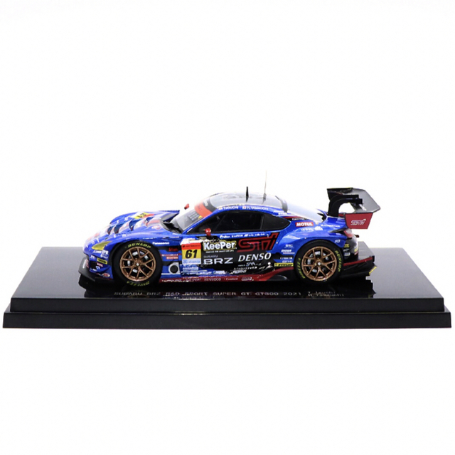 スバル(スバル)のエブロ 1/43 スバル BRZ スーパーGT GT300 2021チャンピオン エンタメ/ホビーのおもちゃ/ぬいぐるみ(ミニカー)の商品写真