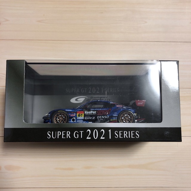 スバル(スバル)のエブロ 1/43 スバル BRZ スーパーGT GT300 2021チャンピオン エンタメ/ホビーのおもちゃ/ぬいぐるみ(ミニカー)の商品写真