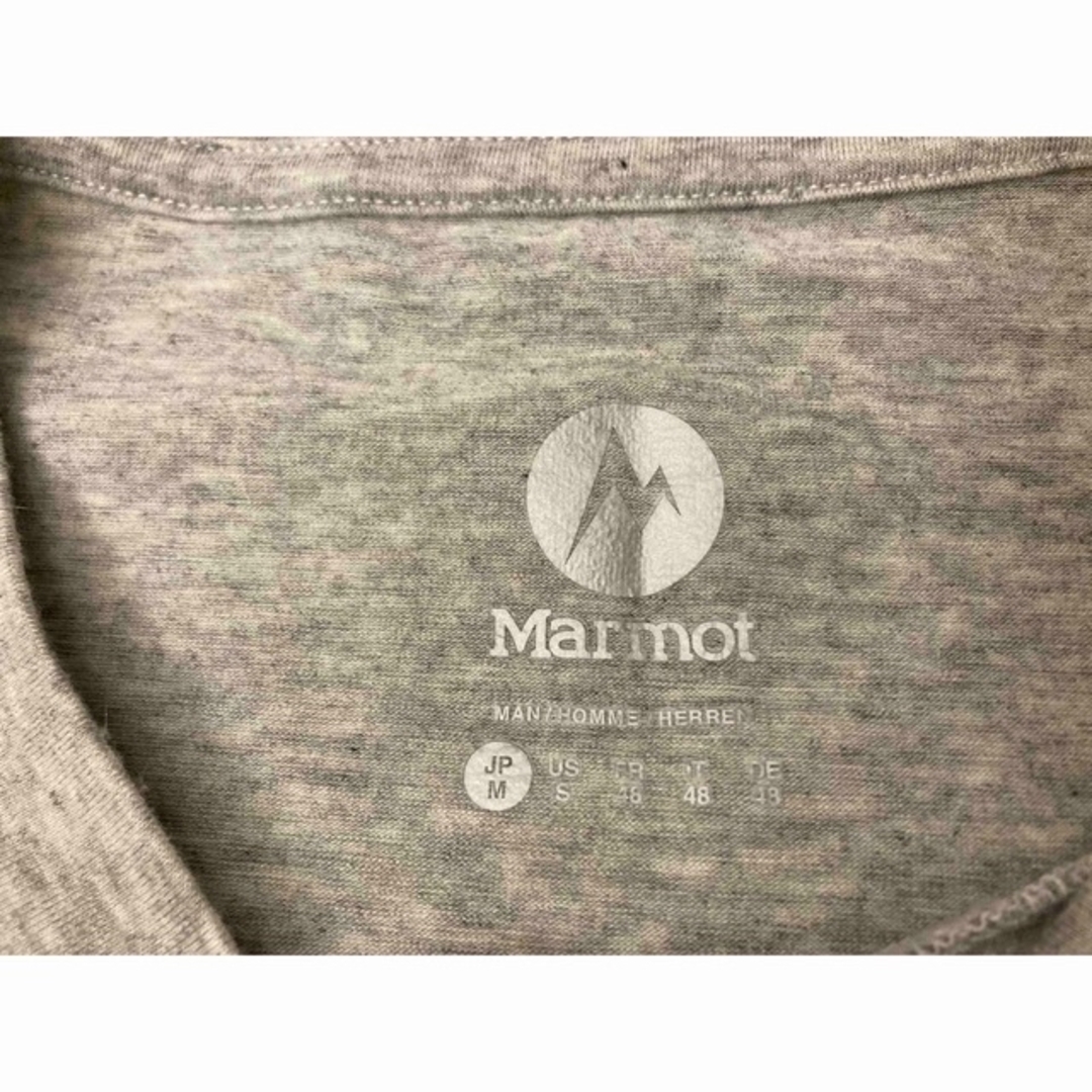 MARMOT(マーモット)のMARMOT  長袖Tシャツ グレー　Mサイズ メンズのトップス(Tシャツ/カットソー(七分/長袖))の商品写真