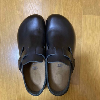 ビルケンシュトック(BIRKENSTOCK)のビルケンシュトック　ロンドン　39ナロー　スムーズレザー　黒　(ローファー/革靴)