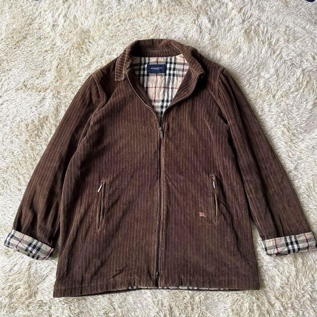 BURBERRY - バーバリーロンドン コーデュロイジャケット ホース刺繍