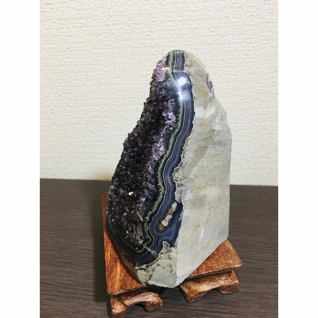 色濃い 超大高品質アメジストドームミニクラスター 台座込 色濃い 超大高品質アメジストドームミニクラスター 台座込