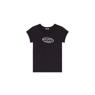 DIESEL ディーゼル 半袖Tシャツトップス Dロゴ ブラック サイズ M