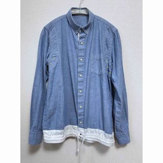 サカイ(sacai)のSACAI (サカイ)／ドローコードシャツ／シャンブレー／サイズ1(シャツ)