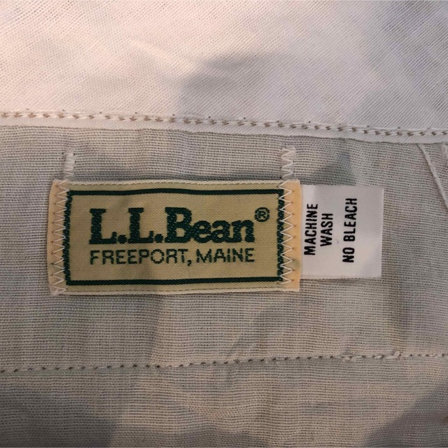 L.L.Bean(エルエルビーン)の【エルエルビーン】スカート　ベージュ　無地　シンプル　激レア　フリーサイズ6 レディースのスカート(ひざ丈スカート)の商品写真