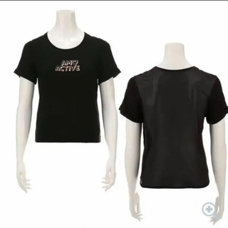 トリンプ(Triumph)の新品　背中透け　黒半袖　Tシャツ　アモアクティブM(Tシャツ(半袖/袖なし))