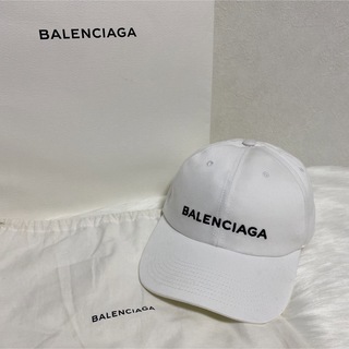 バレンシアガ(Balenciaga)のBALENCIAGA キャップ 白 帽子 ホワイト バレンシアガ(キャップ)
