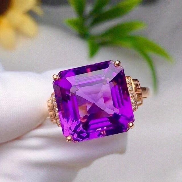 ネックレス【天然】アメトリン リング k18 9.35ct