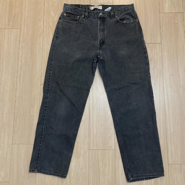 在庫豊富な Levi's - 24m 00s USA製 リーバイス550 W36 ブラックデニム