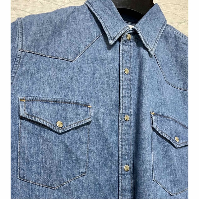 celine - 20SS Celine ウェスタンデニムシャツ Sサイズ 20FB1208Iの