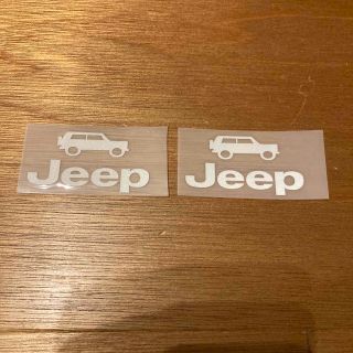 ジープ(Jeep)のJeep ステッカー 2枚セット(ステッカー)