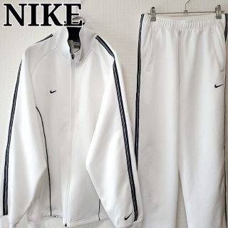 ナイキ(NIKE)のNIKE ジャージ セットアップ 上下セット 白ホワイト(ジャージ)