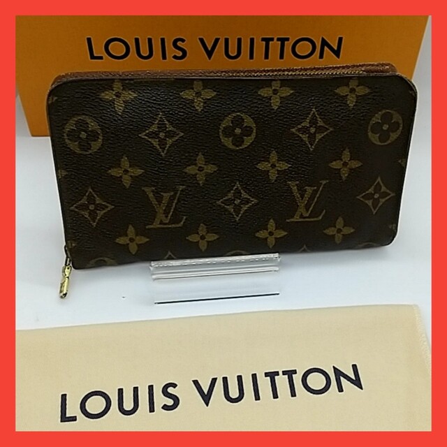 LOUIS VUITTON - 【良品】ルイヴィトン モノグラム ポルトモネ ジップ