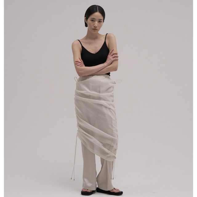 ENOF nylon skirt ナイロン スカート　ホワイト