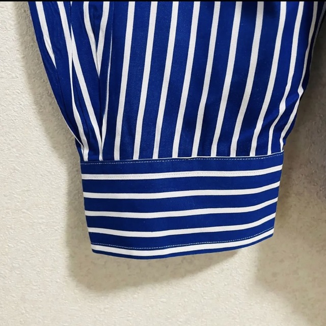 Ralph Lauren - 【美品 90s】ラルフローレン BDシャツ ストライプ 刺繍 