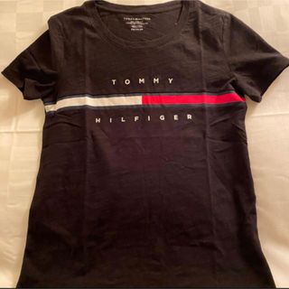 トミーヒルフィガー(TOMMY HILFIGER)のTOMMY HILFIGER XSサイズ 新品 ねさげしました！黒(Tシャツ(半袖/袖なし))