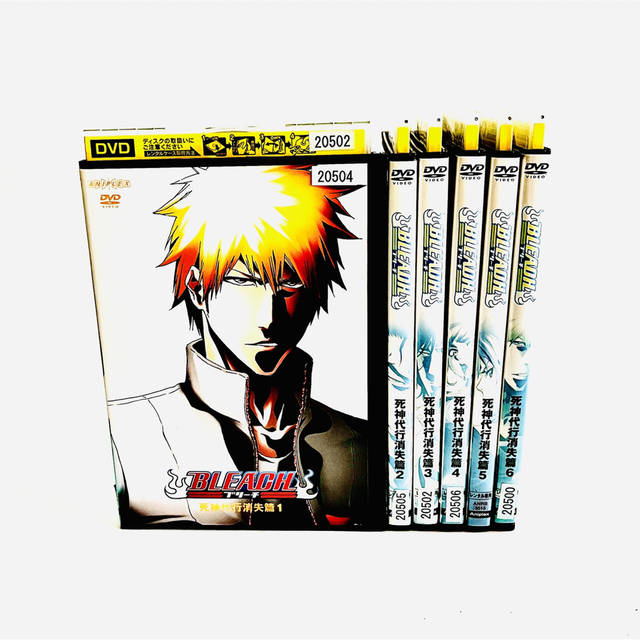 BLEACH ブリーチ　死神代行消失篇　DVD　全6巻セット(BOX付)