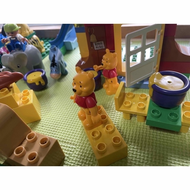 Lego(レゴ)のLEGOデュプロブロックまとめ売り　くまのプーさんおうち　アンパンマンブロック キッズ/ベビー/マタニティのおもちゃ(積み木/ブロック)の商品写真