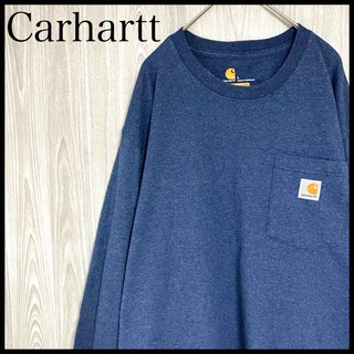 カーハート(carhartt)のZ703カーハート長袖ポケットTシャツロンＴワンポイント刺繍ロゴ袖プリント(Tシャツ/カットソー(半袖/袖なし))