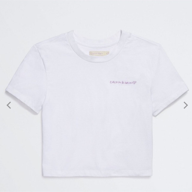 Calvin Klein(カルバンクライン)のJennie for Calvin Klein Tシャツ 白 S ホワイト レディースのトップス(Tシャツ(半袖/袖なし))の商品写真