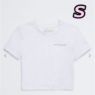 カルバンクライン(Calvin Klein)のJennie for Calvin Klein Tシャツ 白 S ホワイト(Tシャツ(半袖/袖なし))