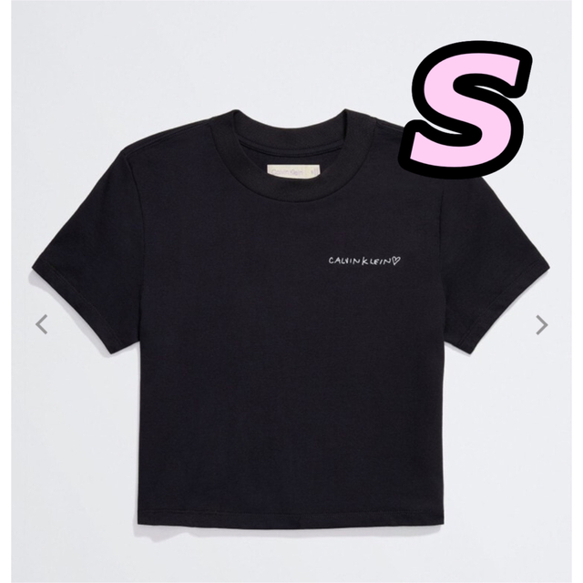 新品未使用タグ付きカラーJennie for Calvin Klein Tシャツ 黒 S ブラック