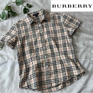 バーバリーブルーレーベル(BURBERRY BLUE LABEL)の★BURBERRY LONDON★バーバリーロンドン ノバチェック 半袖シャツ(シャツ/ブラウス(半袖/袖なし))