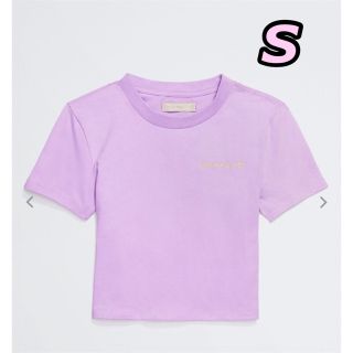 カルバンクライン(Calvin Klein)のJennie for Calvin Klein Tシャツ 紫 S ライラック(Tシャツ(半袖/袖なし))