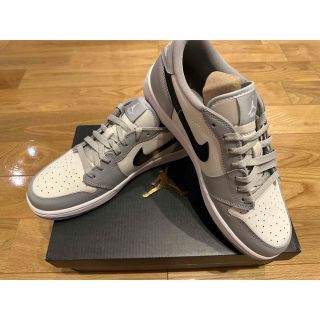 ジョーダン(Jordan Brand（NIKE）)の27.5㎝　ナイキ エアジョーダン1 ロー ゴルフ "ウルフ グレー"(シューズ)