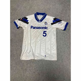 アディダス(adidas)の90s panasonic デサント製　ガンバ大阪　ユニフォーム(Tシャツ/カットソー(半袖/袖なし))