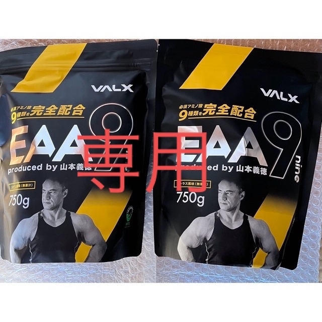 山本義徳 EAA9 VALX バルクス 750g シトラス風味 2個セット - プロテイン