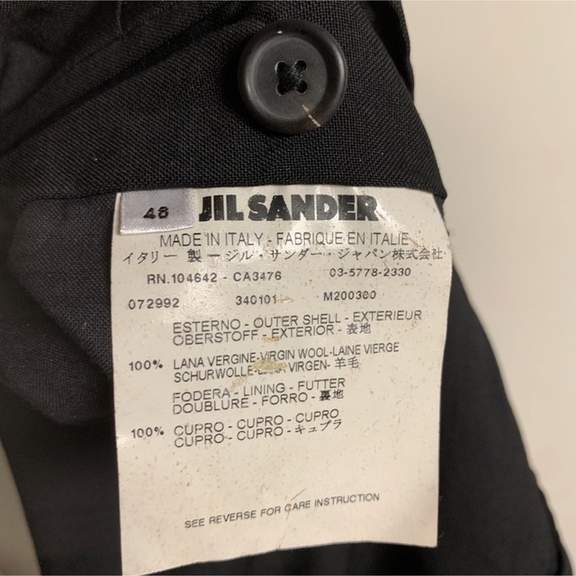 美品】JIL SANDER ジルサンダー スラックス パンツ イタリア製 黒