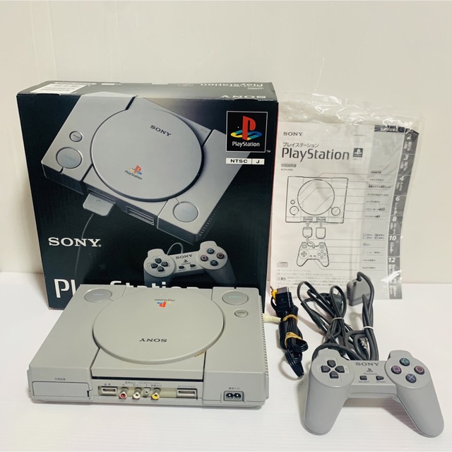 ソニー PS1 SCPH-3000 箱付き 箱説付属 初代プレイステーション