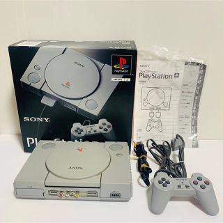 プランテーション(Plantation)のソニー PS1 SCPH-3000 箱付き 箱説付属 初代プレイステーション(家庭用ゲーム機本体)