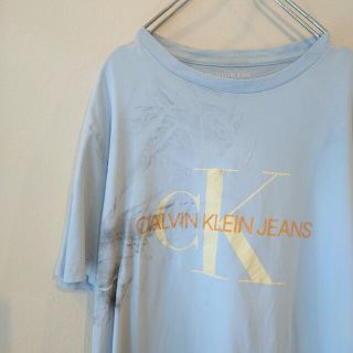 カルバンクライン(Calvin Klein)のカルバンクライン　CalvinKlein Tシャツ 水色　ロゴT(Tシャツ/カットソー(半袖/袖なし))