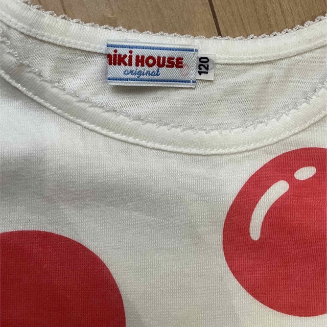 mikihouse(ミキハウス)のミキハウス　半袖Ｔシャツ　120 キッズ/ベビー/マタニティのキッズ服女の子用(90cm~)(Tシャツ/カットソー)の商品写真
