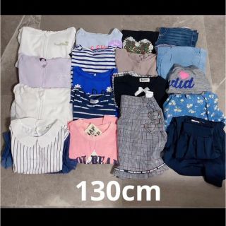 シマムラ(しまむら)の130cm 女の子まとめ売り 18点(Tシャツ/カットソー)