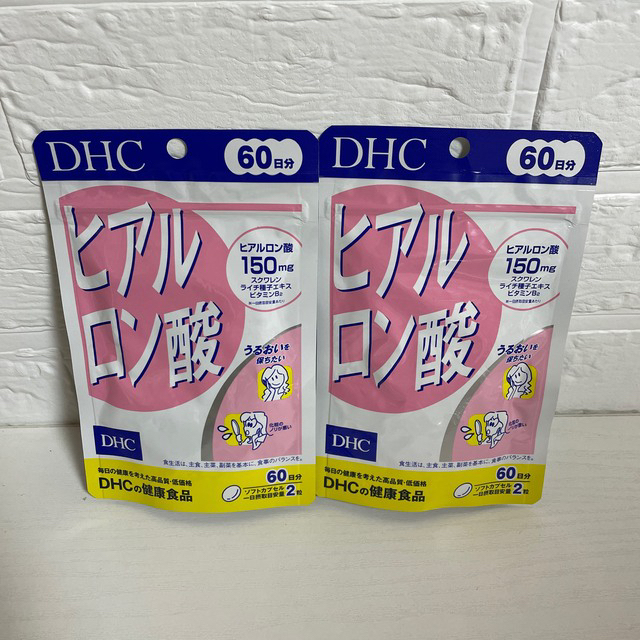 DHC(ディーエイチシー)のDHC ヒアルロン酸 60日分 × 2袋 食品/飲料/酒の健康食品(コラーゲン)の商品写真