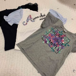 アナスイミニ(ANNA SUI mini)の新品未使用あり　アナスイミニ 110セット(Tシャツ/カットソー)