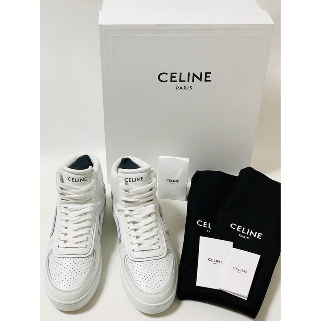 celine - 新品《 CELINE セリーヌ 》CT-01 ハイトップスニーカー 41の