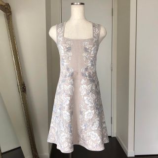 BCBG maxazria レザー切り替えワンピース　XXS♡タダシショウジ