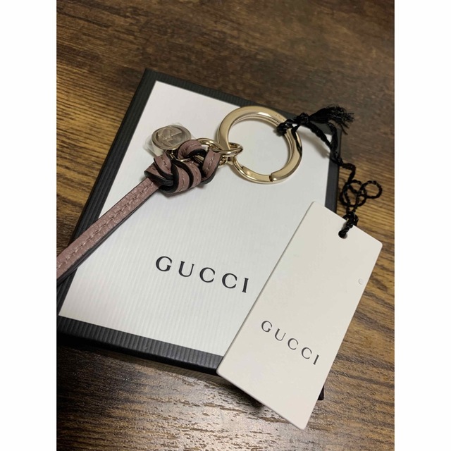 海底パイプライン 未使用 GUCCI キーホルダー 本革 | yasnabeauty.com