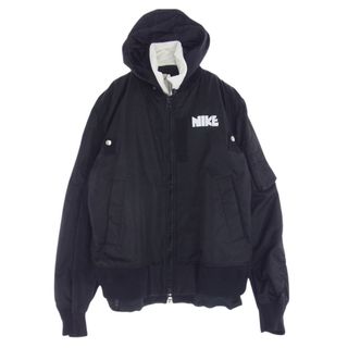 サカイ(sacai)のSacai サカイ 21AW CZ4697-010 Nike NRG LAYERED JKT ナイキ ドッキング ボンバー ジャケット ブラック系 M【中古】(その他)