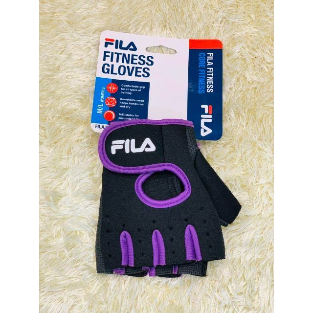 FILA(フィラ)の【ML】フィラFILAウエイトトレーニンググローブ　筋トレ スポーツ/アウトドアのトレーニング/エクササイズ(トレーニング用品)の商品写真