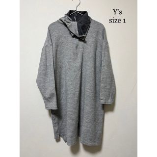 ワイズ(Y's)のY's ワイズ ハイネック ウールワンピース(ひざ丈ワンピース)