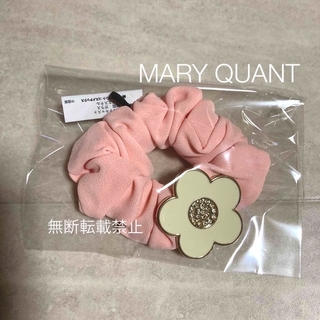 マリークワント(MARY QUANT)のMARY QUANT マリークヮント★エポデイジーラインストーンシュシュ　新品✨(ヘアゴム/シュシュ)