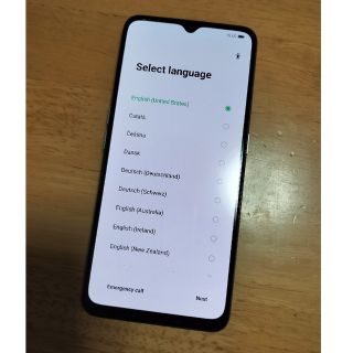 オッポ(OPPO)のOPPO Reno3 A 128GB ホワイト SIMフリー CPH2013(スマートフォン本体)